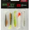 Fox Rage Spikey Shad Mixed Colours