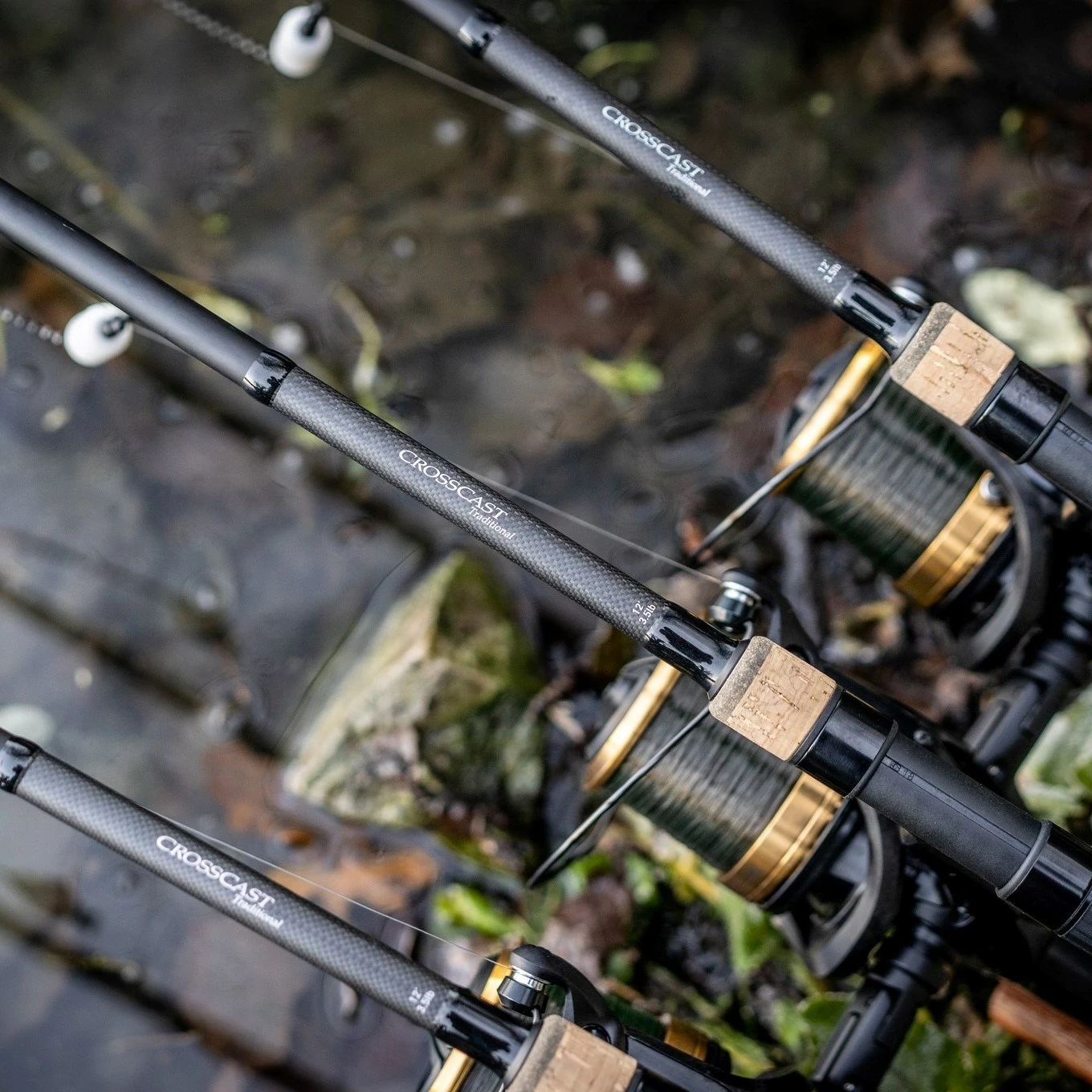 Daiwa Crosscast Traditional Carp Rods 3 Daiwa Crosscast Traditional Carp Rods