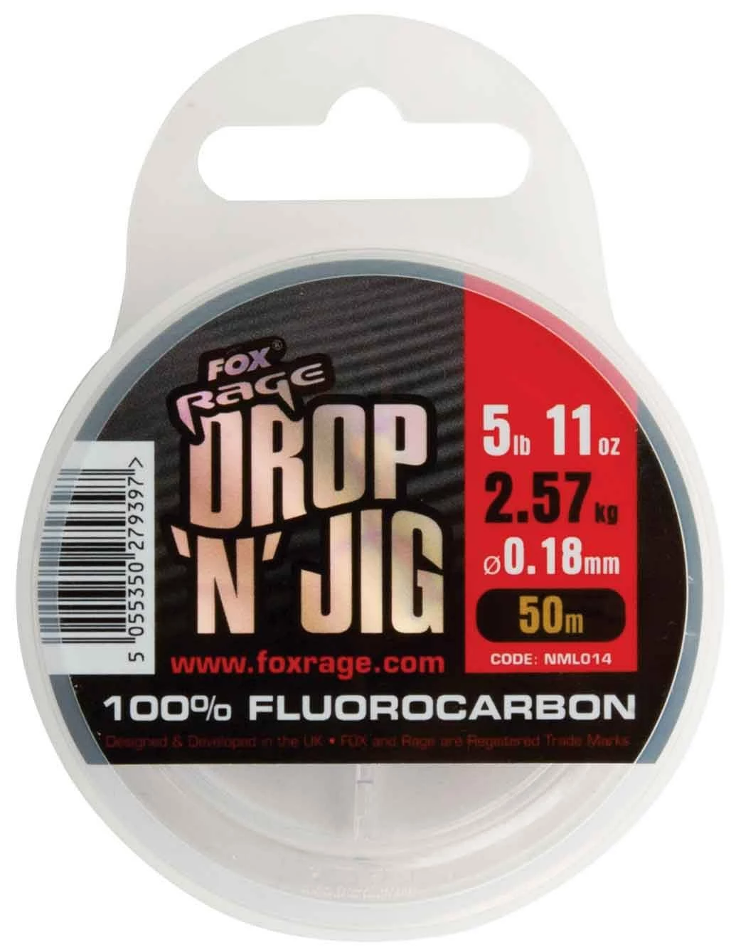 Fox Rage Drop 'N' Jig Fluorocarbon 3 Fox Rage Drop 'N' Jig Fluorocarbon