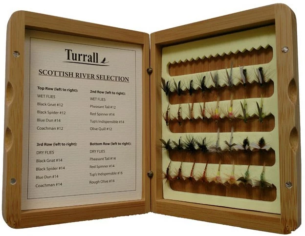 Turrall Presentation Fly Set - Scottish River 3 Turrall Presentation Fly Set - Scottish River