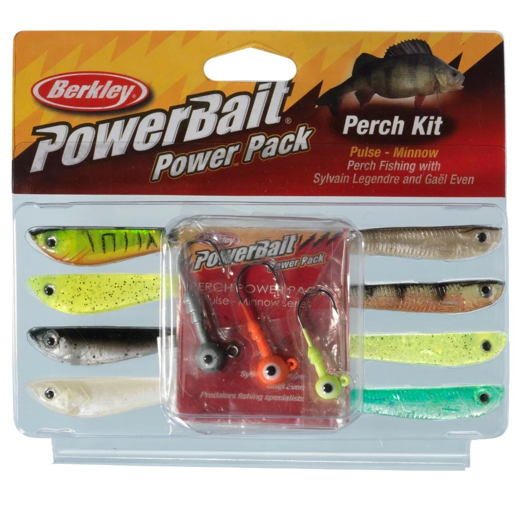 Berkley Powerbait Perch Pulse Minnow Pack 3 Berkley Powerbait Perch Pulse Minnow Pack