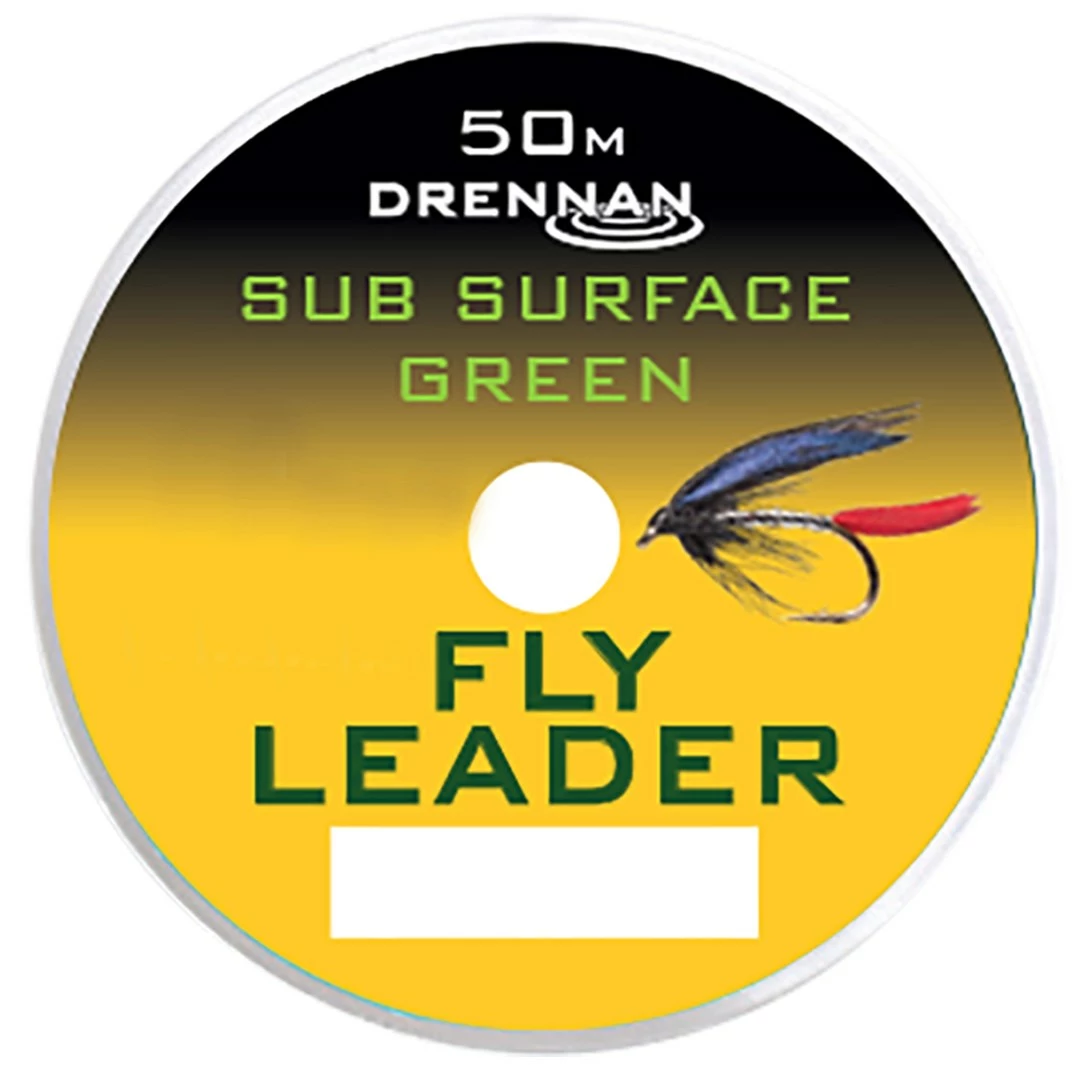 Drennan Subsurface Green Fly Leader 50m 3 Drennan Subsurface Green Fly Leader 50m