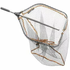 Savage Pro Folding Rubber Mesh Landing Net