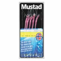 Mustad Mini Shrimp Fluo Pink Rigs