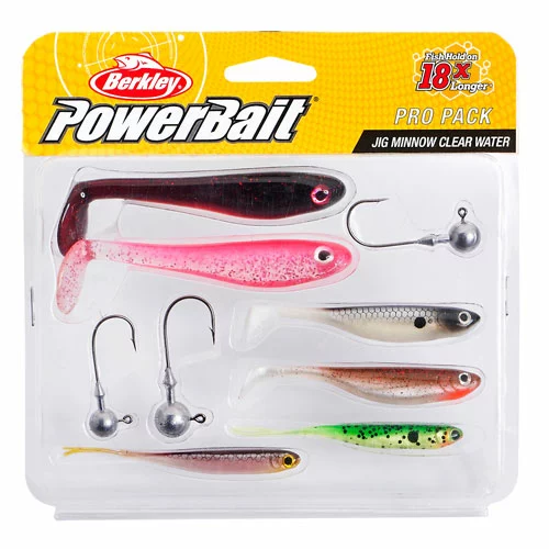 Berkley Powerbait Pro Jig Minnow Pack 4 Berkley Powerbait Pro Jig Minnow Pack - Image 2